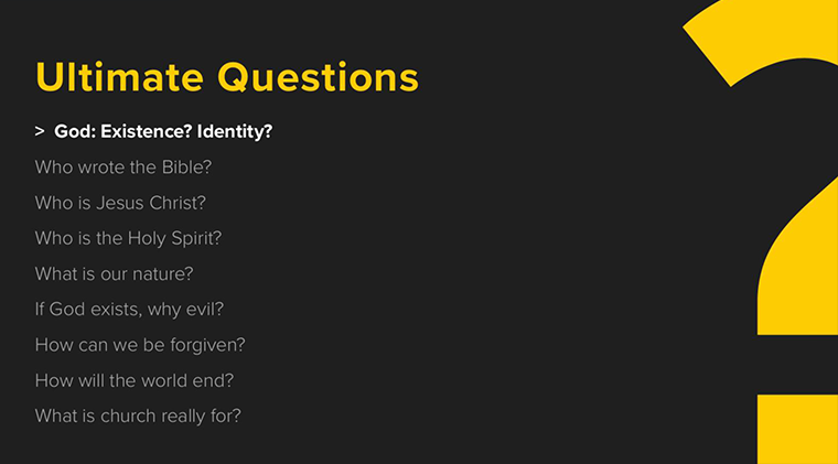 Ultimate Questions background banner image